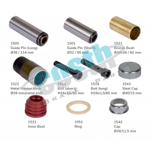 Caliper Guides & Seals Repair Kit 50-1039