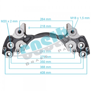 Caliper Carrier 40-12325