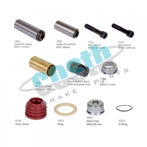 Caliper Guides & Seals Repair Kit 50-1003