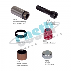 Caliper Guide Pin & Bush Repair Kit 50-1245