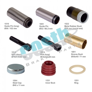 Caliper Guides & Seals Repair Kit 50-1250