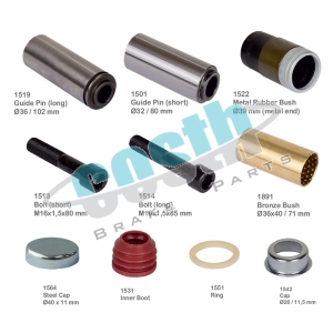 Caliper Guides & Seals Repair Kit 50-1251