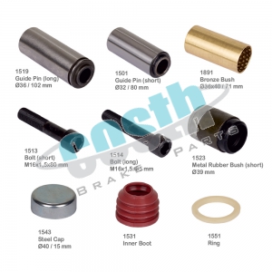 Caliper Guides & Seals Repair Kit 50-1277