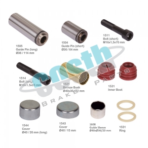 Caliper Guides & Seals Repair Kit 50-1320